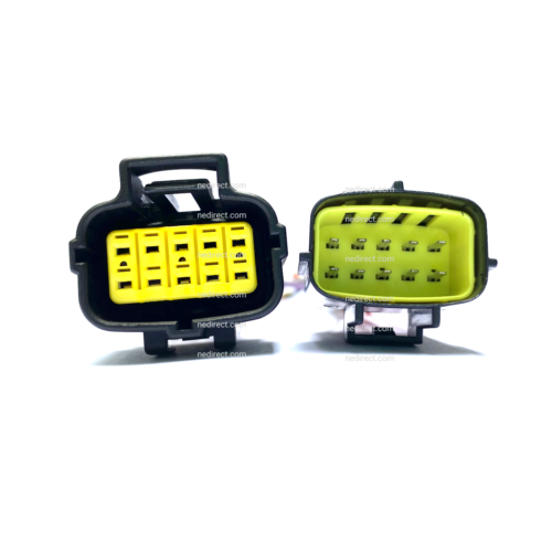 ASSEMBLED WATERPROOF 10 PIN ELECTRICAL 1.8MM AWG WIRE CONNECTOR PLUG