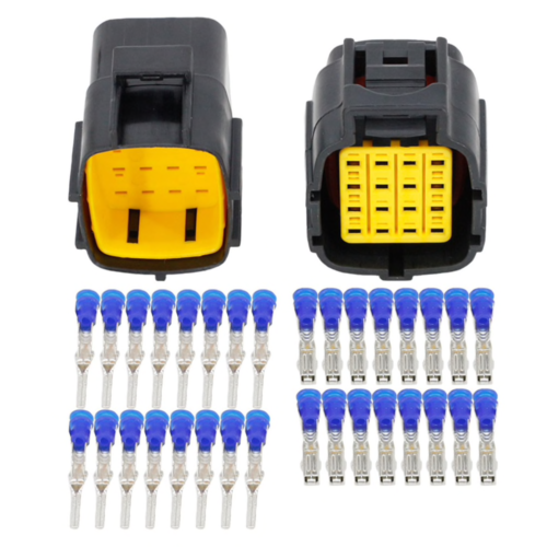 CAR MOTORCYCLE WATERPROOF 16 PIN ELECTRICAL 1.8MM AWG WIRE CONNECTOR PLUG