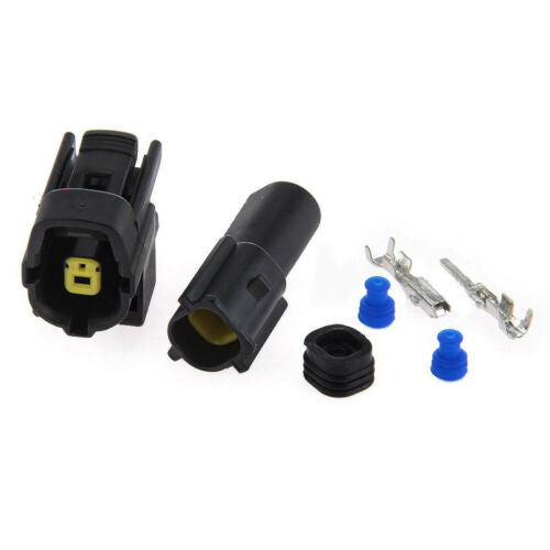 CAR MOTORCYCLE WATERPROOF 1 PIN ELECTRICAL 1.8MM AWG WIRE CONNECTOR PLUG