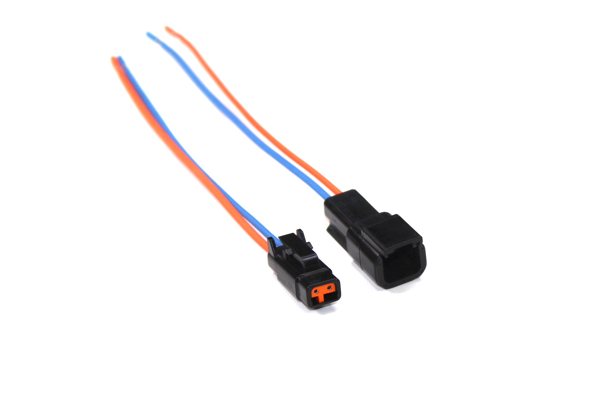 Assembled Black Deutsch DTM 2 Pin Waterproof Connector