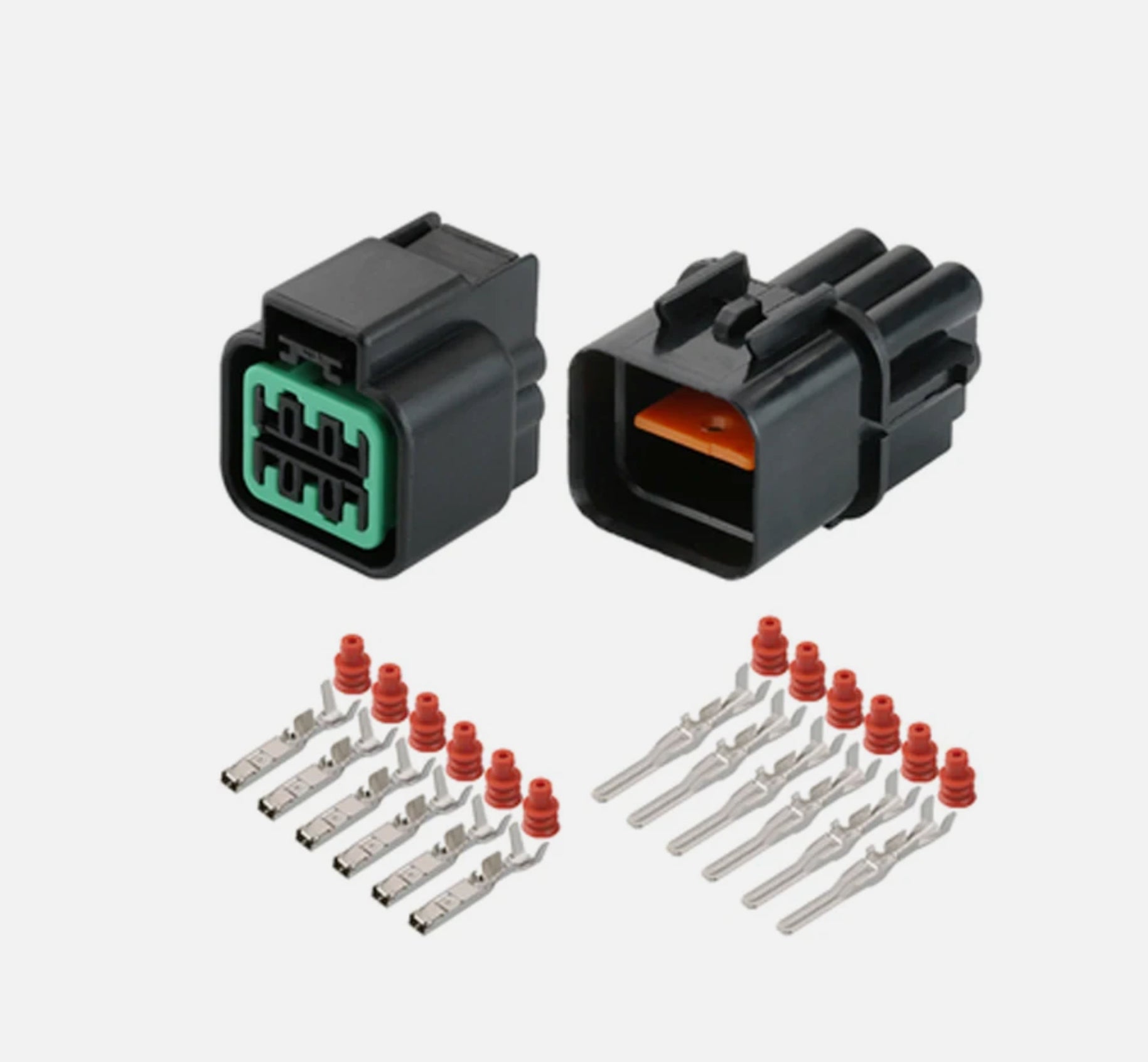 KUM 090 Series 6 pins Male Female Waterproof Connector PB621-06020 PB625-06027