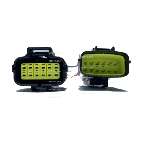 ASSEMBLED WATERPROOF 12 PIN ELECTRICAL 1.8MM AWG WIRE CONNECTOR PLUG