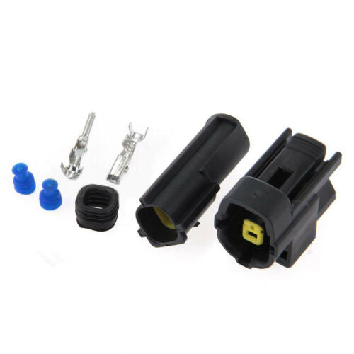 CAR MOTORCYCLE WATERPROOF 1 PIN ELECTRICAL 1.8MM AWG WIRE CONNECTOR PLUG