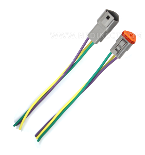 Assembled Deutsch 3 Pin waterproof connector 6" wire