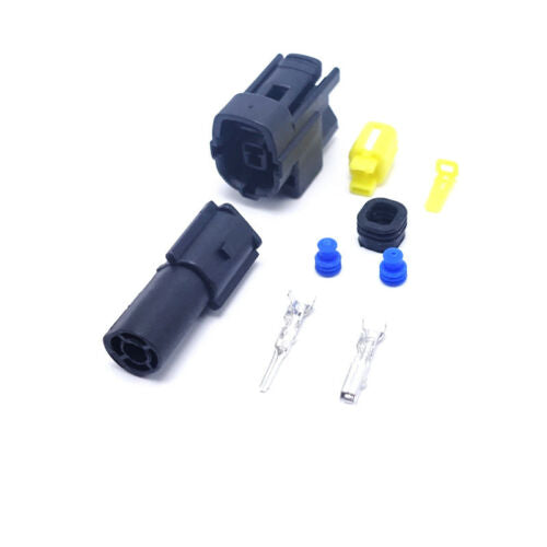 CAR MOTORCYCLE WATERPROOF 1 PIN ELECTRICAL 1.8MM AWG WIRE CONNECTOR PLUG