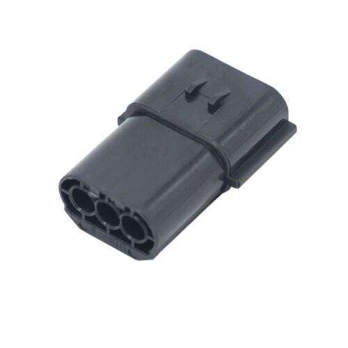 CAR MOTORCYCLE WATERPROOF 3 PIN ELECTRICAL 1.8MM AWG WIRE CONNECTOR PLUG