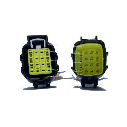 ASSEMBLED WATERPROOF 16 PIN ELECTRICAL 1.8MM AWG WIRE CONNECTOR PLUG