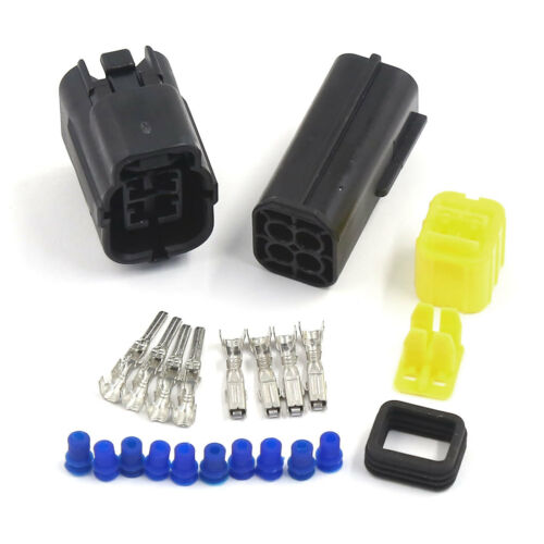 CAR MOTORCYCLE WATERPROOF 4 PIN ELECTRICAL 1.8MM AWG WIRE CONNECTOR PLUG