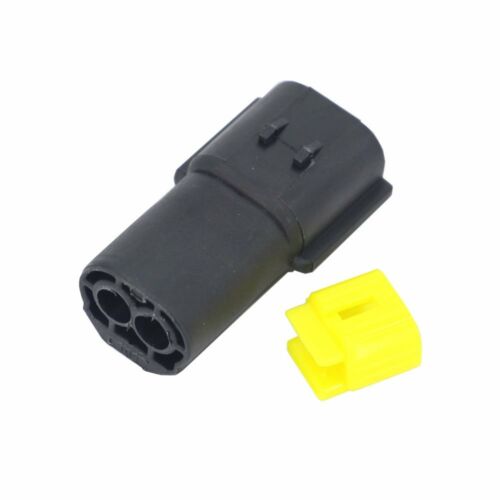 CAR MOTORCYCLE WATERPROOF 2 PIN ELECTRICAL 1.8MM AWG WIRE CONNECTOR PLUG