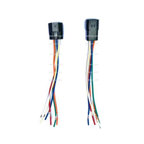 ASSEMBLED WATERPROOF 6 PIN ELECTRICAL 1.8MM AWG WIRE CONNECTOR PLUG