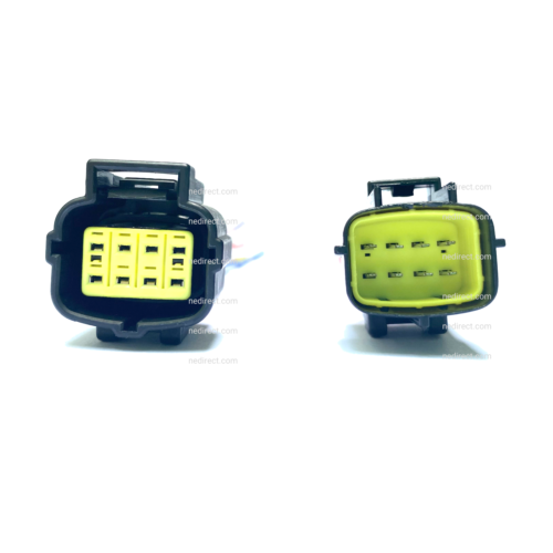 ASSEMBLED WATERPROOF 8 PIN ELECTRICAL 1.8MM AWG WIRE CONNECTOR PLUG