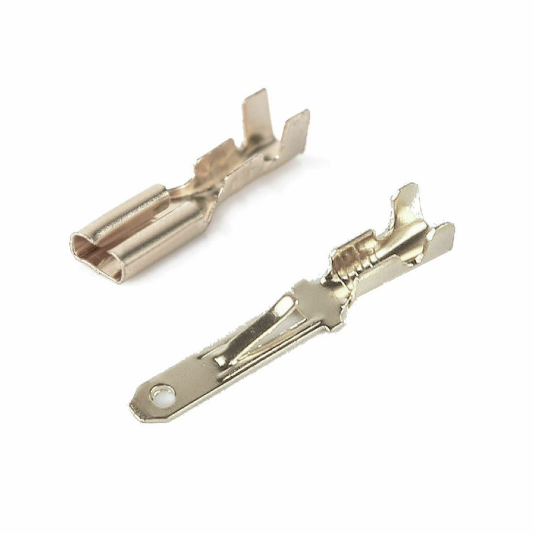 [20x] 2.8mm Male and Female Spade Connectors Brass Crimp Terminals 22-16 AWG